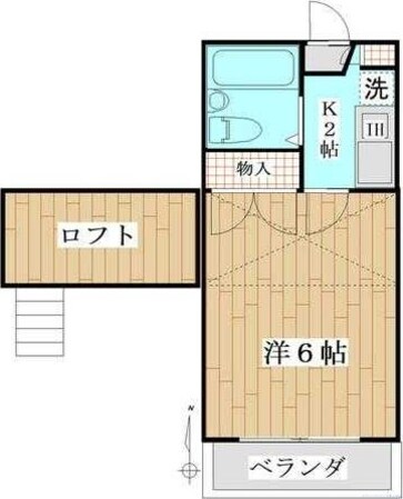 コンフォート東海岸の物件間取画像